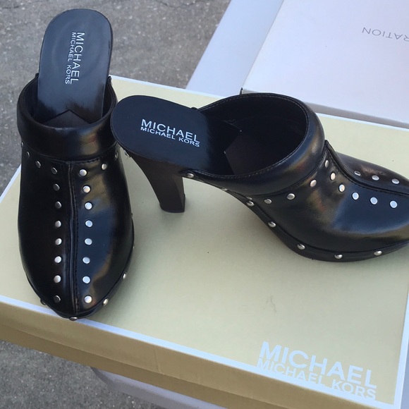 Michael Kors Shoes - Michael Kors Black mule clogs